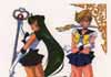Sailor Pluton, Sailor Uranus, Sailor Neptun